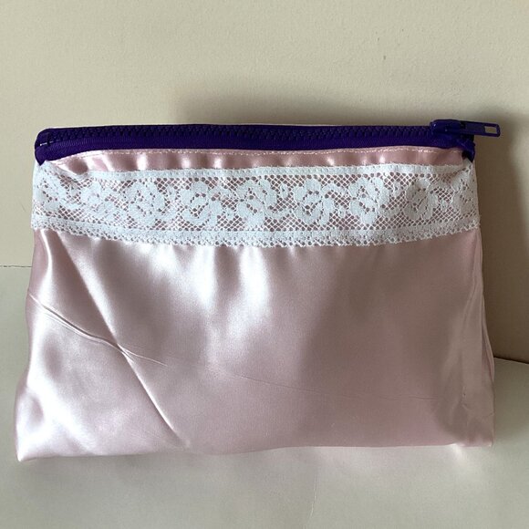 A Bundle of Handmade Makeup Pink Cosmetic Toiletry Bags Scrunchie... Vacation - Picture 4 of 9